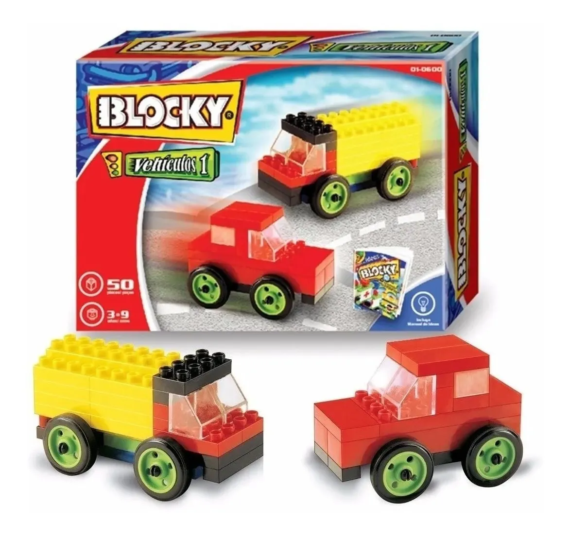 Blocky - Vehículos 40 Piezas