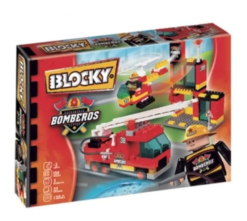 Blocky - Bomberos 2 150 Piezas