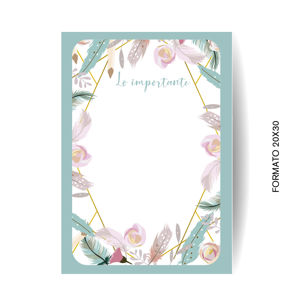 PIZARRA FLORAL O CUMPLES