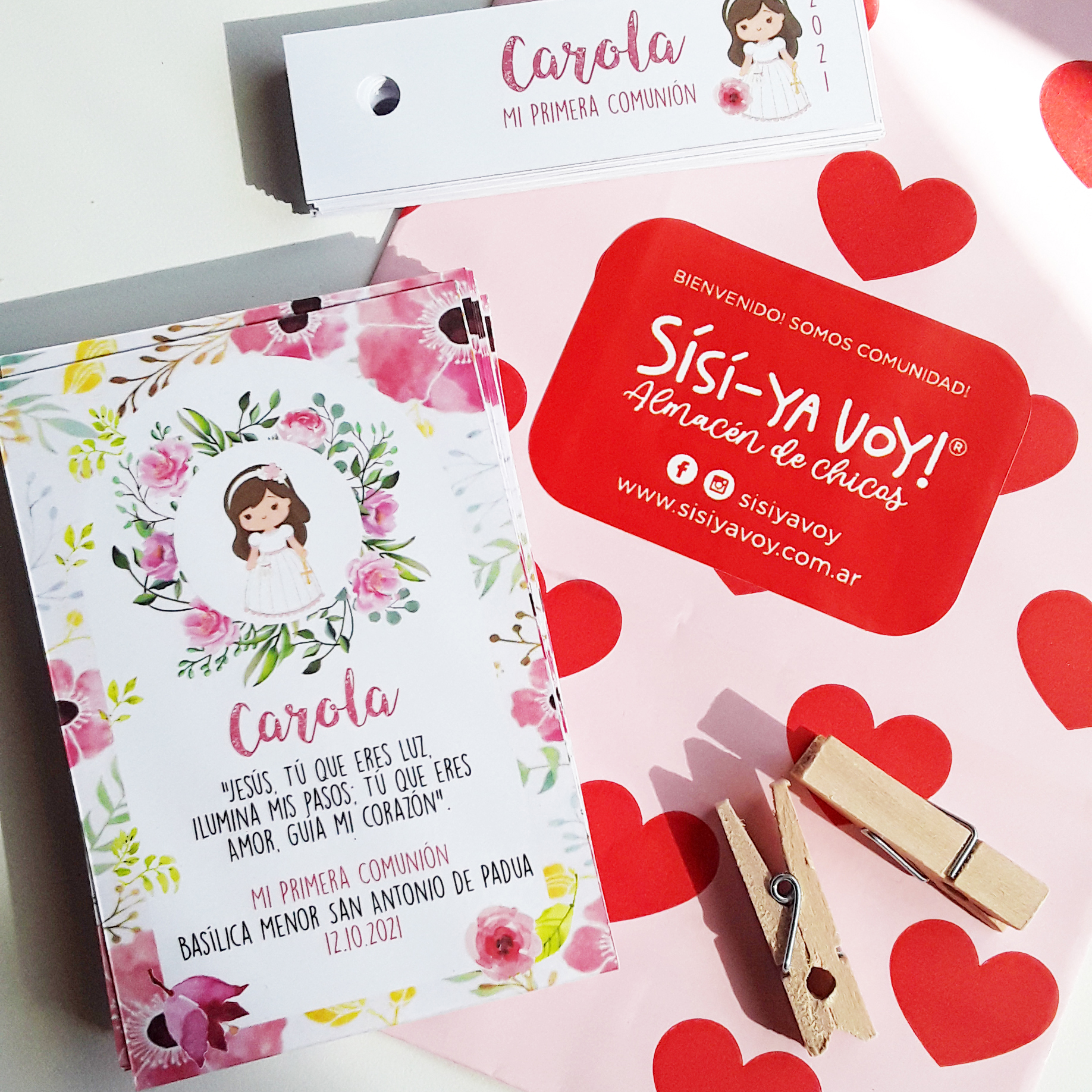 Estampas para comuniones o Bautismos